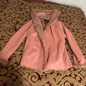 Chic Pink Teddy Jacket for Women